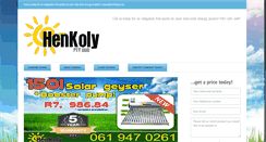 Desktop Screenshot of henkoly.co.za